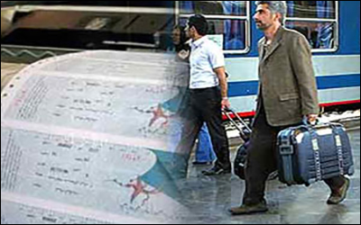 فروش اینترنتی بلیت قطار خرمشهر به تهران برای زائرین اربعین