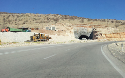 ۹۰ درصد پیشرفت فیزیکی در تونل قلاجه استان ایلام
