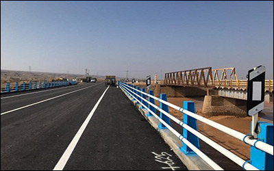 اتمام عملیات ساخت پل شور عقیلی در شهرستان گتوند