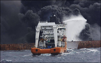 پیگیری دریافت خسارت نفتکش سانچی از شرکت‌های بیمه توسط شرکت ملی نفتکش