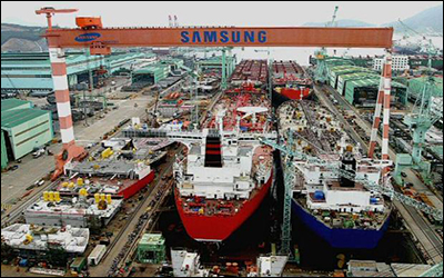 کاهش سفارش ساخت در کشتی سازی کره جنوبی در سال ۲۰۱۶