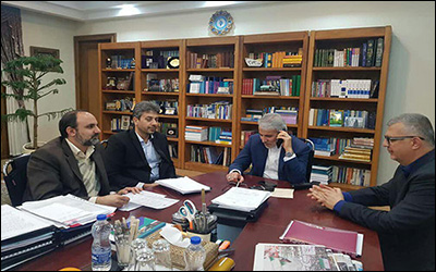بررسی مسائل و مشکلات پروژه های راهسازی استان قزوین با حضور رئیس سازمان برنامه و بودجه