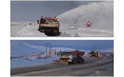 اعلام گزارش فعالیت‌ها و اقدامات راهداری زمستانی در محورهای مواصلاتی کشور