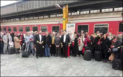 بازگشت اولین قطار گردشگری چندروزه به تهران در شامگاه ۲۲ بهمن