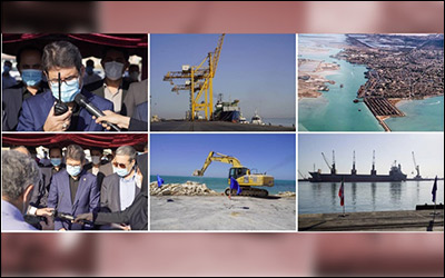 افتتاح و آغاز عملیات اجرایی ۶ پروژه بندری بوشهر با حضور مدیرعامل سازمان بنادر و دریانوردی