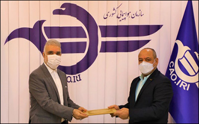 دریافت گواهینامه بهره برداری هوایی شرکت هواپیمایی پارس از سازمان هواپیمایی کشوری