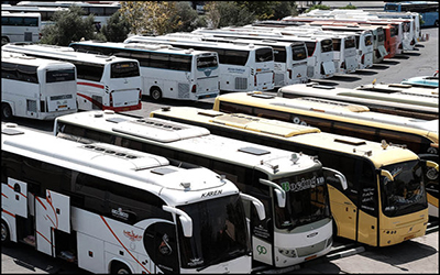 خدمت رسانی ۴۰۰ دستگاه اتوبوس به زائران اربعین حسینی در هرمزگان