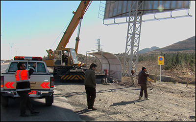 عملیات پاکسازی و رفع سد معبر در ۱۵۰ کیلومتر از راه های همدان
