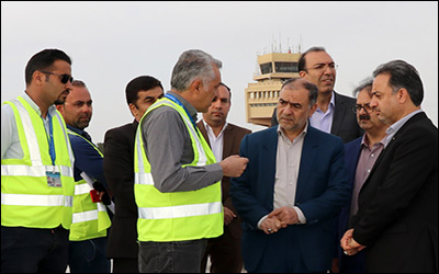 بررسی روند پروژه‎های در دست اجرای فرودگاه اصفهان