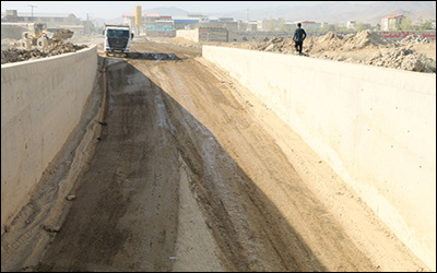 پیشرفت فیزیکی ۸۰ درصدی در پروژه احداث زیرگذر حاجی آباد محور اراک - سلفچگان