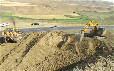 اجرای پروژه چهارخطه بیله سوار - گرمی در محدوده شهرستان بیله سوار