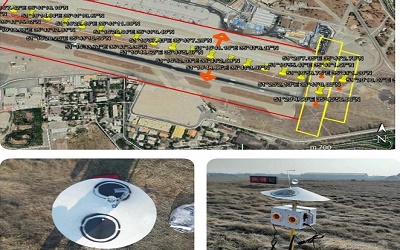 استفاده از مترسک الکترونیکی برای دفع خطر برخورد پرندگان با هواپیماها در فرودگاه مهرآباد