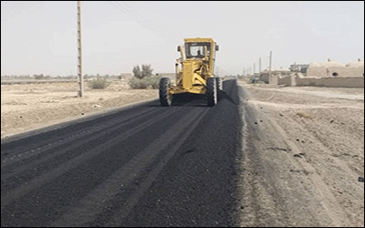 اجرای ۱۴ کیلومتر روکش آسفالت در محورهای روستایی منطقه وحدت سیستان