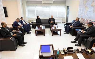 دیدار استاندار و نمایندگان استان ایلام با رئیس سازمان هواپیمایی کشوری