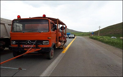 خط کشی ۶۰۰ کیلومتر از راه های استان آذربایجان غربی تا عید نوروز