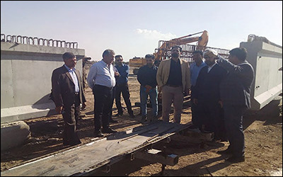 نیاز به ۵۵۰ میلیارد ریال اعتبار برای تکمیل پل بهادرآباد در محور جیرفت - کهنوج - رودان