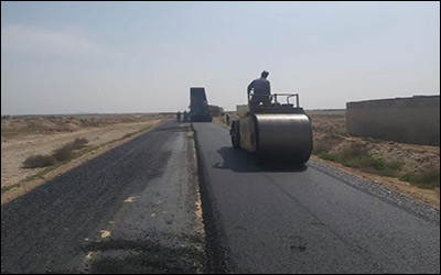 بهسازی و روکش آسفالت راه روستایی ام الطرفه - حفیره