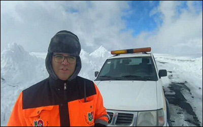 برفروبی ۸۵۰ کیلومتر باند از مسیرهای برفگیر شهرستان هشترود