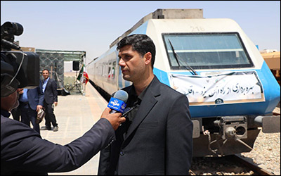 کاهش ۳۰۰ کیلومتری مسیر انتقال بار و کاهش ۴ ساعته زمان جابجایی مسافران با بهره‌برداری از راه‌آهن یزد - اقلید