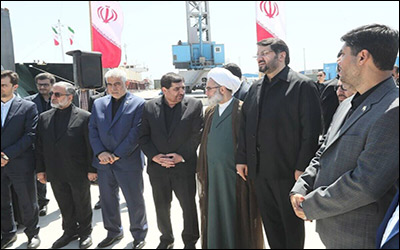 افتتاح راه آهن رشت - کاسپین با حضور سرپرست ریاست جمهوری و وزیر راه و شهرسازی