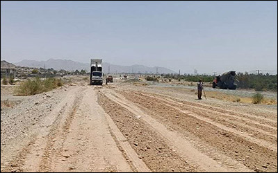 آغاز عملیات اجرایی احداث ۳۵ کیلومتر از باند دوم محور جیرفت - اسفندقه