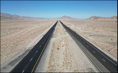 ساخت ۲۱۰ کیلومتر بزرگراه در شمال استان سیستان و بلوچستان