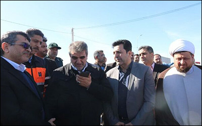 بهره برداری از پروژه روشنایی و ایمن سازی محدوده تردد یوزپلنگ در محور میامی - سبزوار