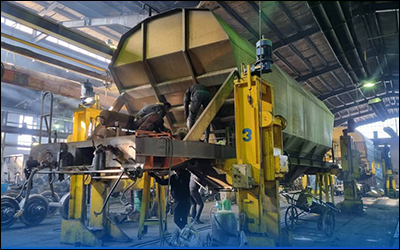 افزایش ۳۳ درصدی تعمیرات اساسی واگن ها در کارخانجات راه آهن زنجان طی سال گذشته