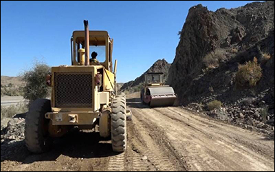 انجام بیش از ۲۰۰ کیلومتر عملیات شانه سازی در راه های شهرستان نمین