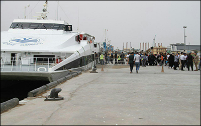 هزینه بلیت مسیر دریایی خرمشهر - بصره در ایام اربعین ۶۰۰ هزار تومان اعلام شد