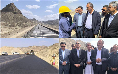 بازدید اعضای کمیسیون عمران مجلس از پروژه راه‌آهن چابهار – زاهدان