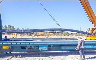 آغاز بارگیری اولین محموله میلگرد صادراتی از ایستگاه سواریان قم به مقصد ترکیه