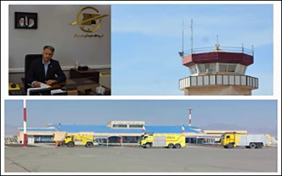 مانور عملیات زمستانی در فرودگاه سبزوار برگزار شد