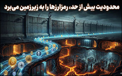 محدودیت بیش از حد ، رمزارزها را به زیرزمین می‌برد