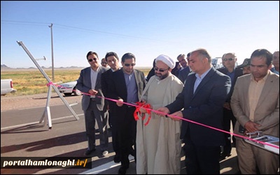 افتتاح ۴.۷ کیلومتر از جاده جدید رباط سنگ – کدکن در شهرستان تربت حیدریه |  پرتال حمل و نقل iranway