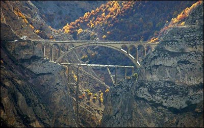 پل زیبای ورسک در مازندران