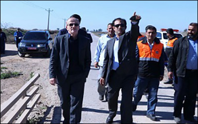 بازدید رئیس سازمان راهداری از راه های آسیب دیده از سیل اخیر استان خوزستان