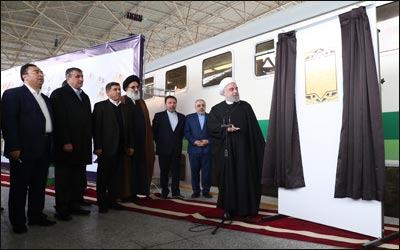 افتتاح مترو گلشهر به شهر جدید هشتگرد با حضور رئیس‌جمهور