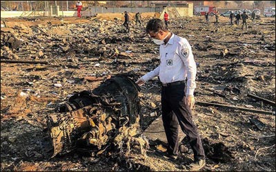 اغلب مسافران پرواز سقوط کرده تهران - کیف ، ایرانی بودند