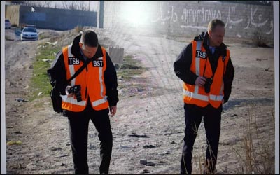 بازدید تخصصی کارشناسان کانادایی از محل سقوط هواپیمای اوکراینی