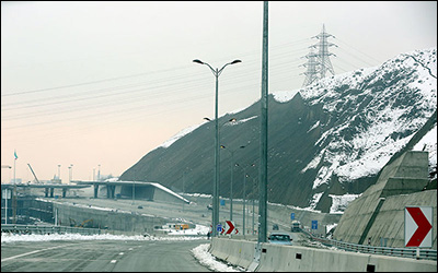 آغاز عبور آزمایشی از منطقه یک آزادراه تهران - شمال