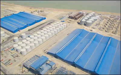 احداث تأسیسات ذخیره سازی و ترانزیت فرآورده های نفتی در بندر امام خمینی(ره)