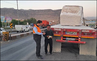 شناسایی و کشف ۲۶۲ مورد تخلف اضافه تناژ در جاده‌های استان لرستان