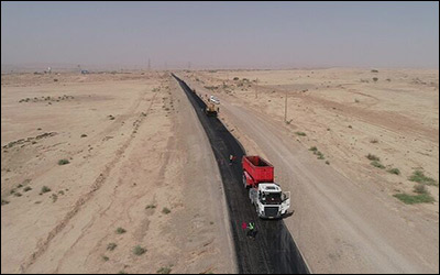 رشد ۵۵ درصدی اجرای روکش آسفالت در جاده های اصلی استان خوزستان