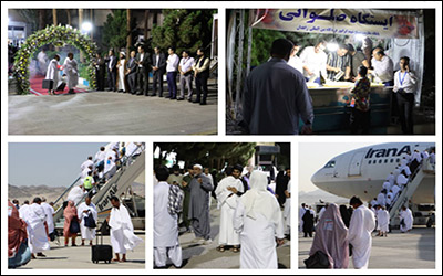 پایان عملیات اعزام زائران استان سیستان و بلوچستان از فرودگاه بین المللی زاهدان