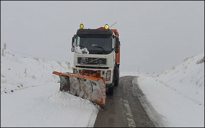 برف روبی بیش از ۳ هزار کیلومتر از محورهای مواصلاتی استان خراسان شمالی