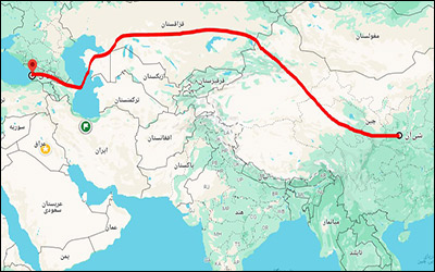 افتتاح مسیر جدید قطار باری میان چین - اروپا