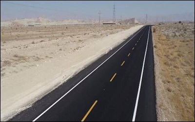 خط کشی ۲۰۸۰ کیلومتر از راه های استان هرمزگان در سه ماهه اول امسال
