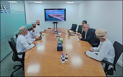 نشست مدیرکل بنادر سیستان و بلوچستان با مدیران گروه لجستیکی ASYAD عمان