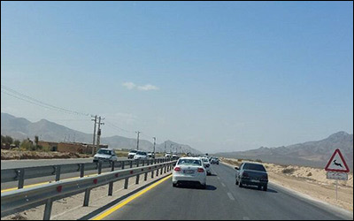 تردد ۲ میلیون و ۲۰۲ هزار و ۳۴۸ وسیله نقلیه در محورهای ورودی استان سمنان